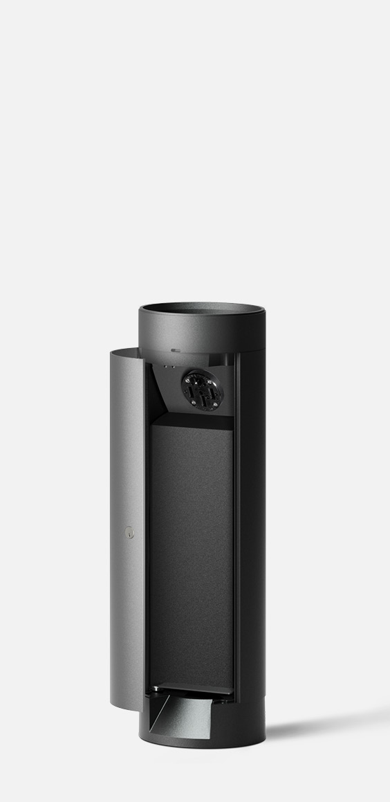 Integral 240V receptacle for electric vehicles