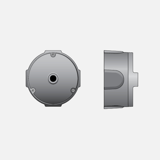 for use with 1/2" I.P.S. nipple floodlights
