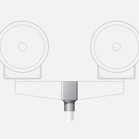 for use with yoke mounted floodlights
