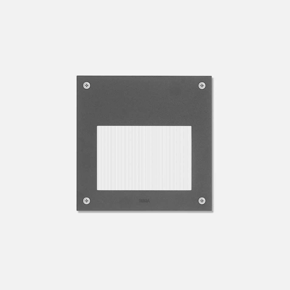 Recessed wall luminaire