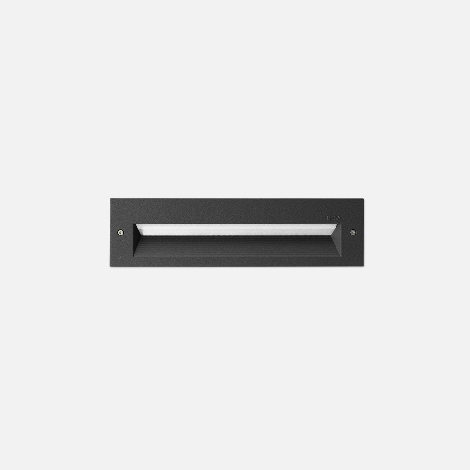 Recessed wall luminaire