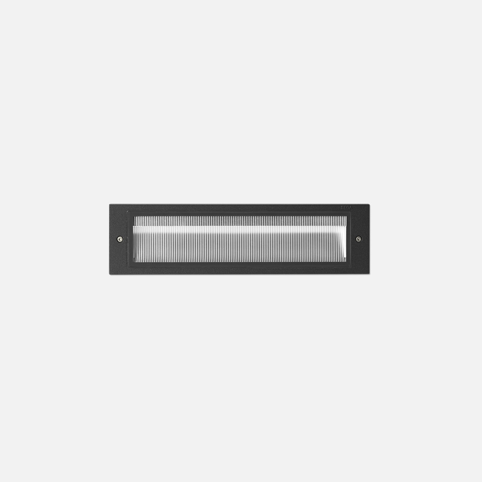 Recessed wall luminaire