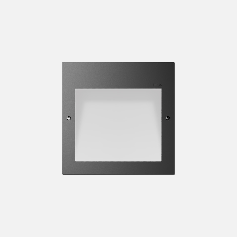 Recessed wall luminaire