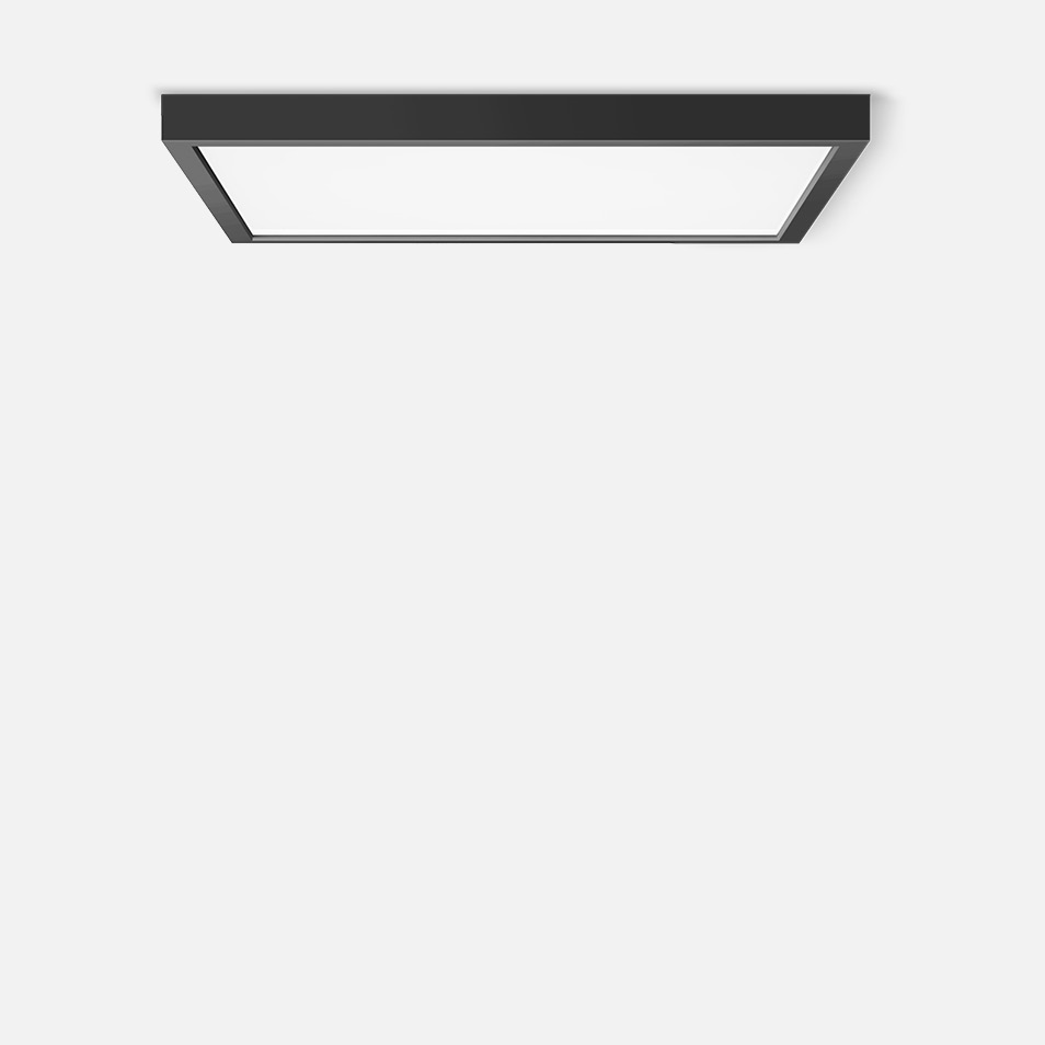 Large-area ceiling and wall luminaire