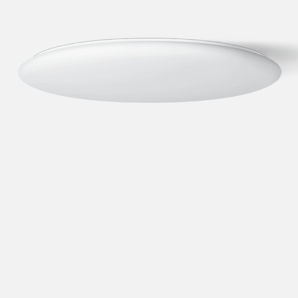Large-area ceiling and wall luminaire