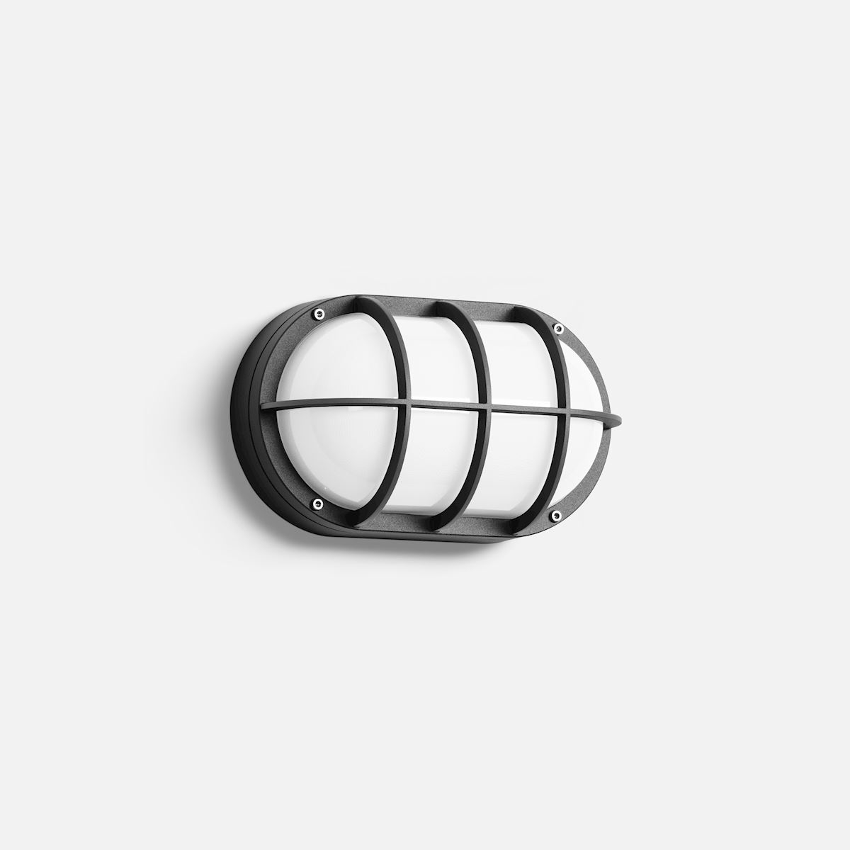 Impact-resistant ceiling and wall luminaire