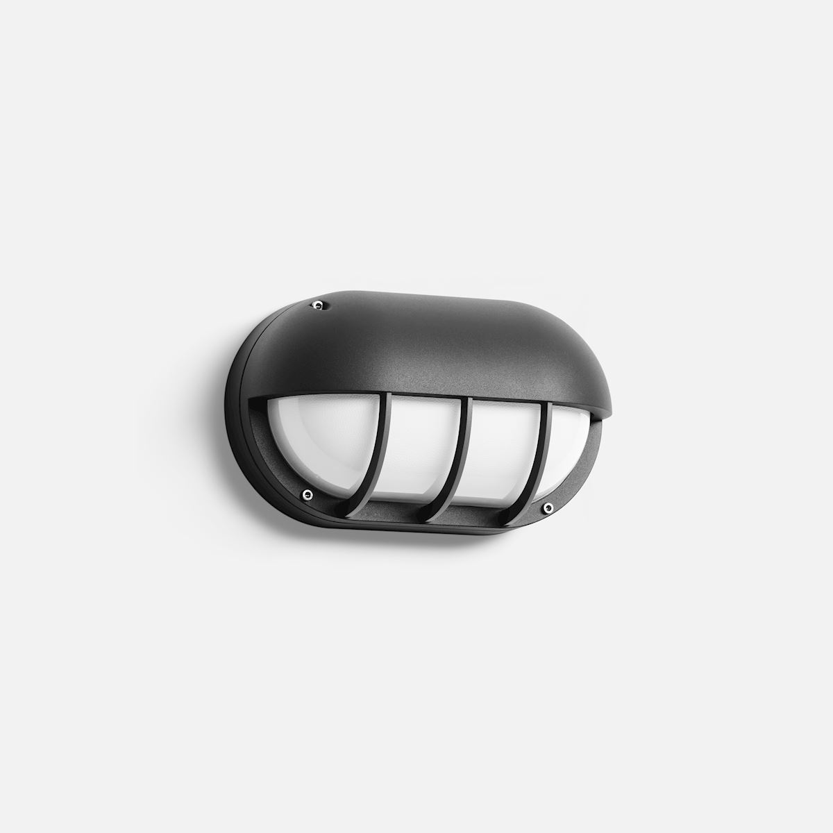 Impact-resistant wall luminaire
