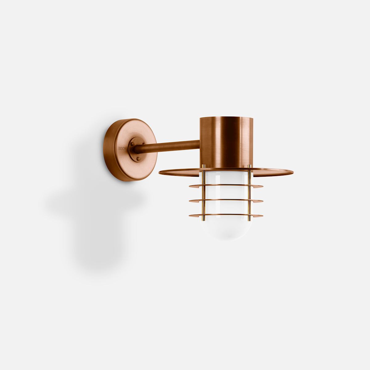 Copper wall luminaire