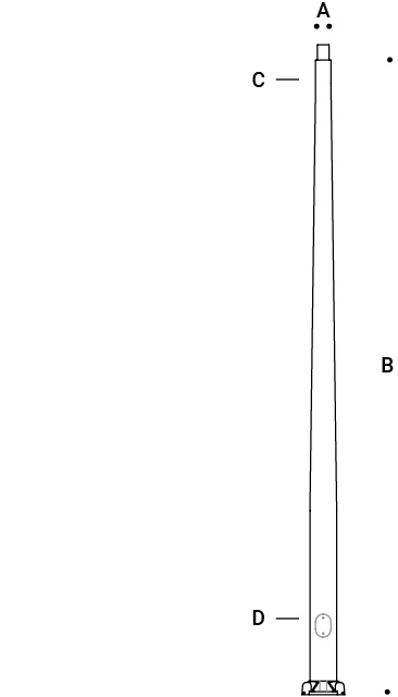 Square fixed base