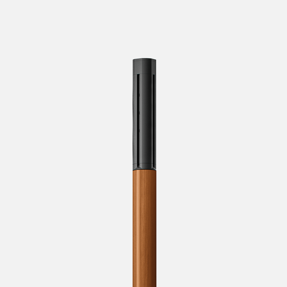 Wooden profile pole