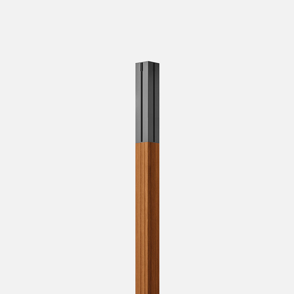 Wooden profile pole