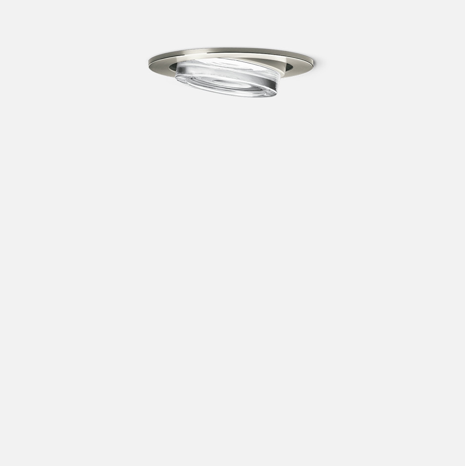 Semi-recessed downlight