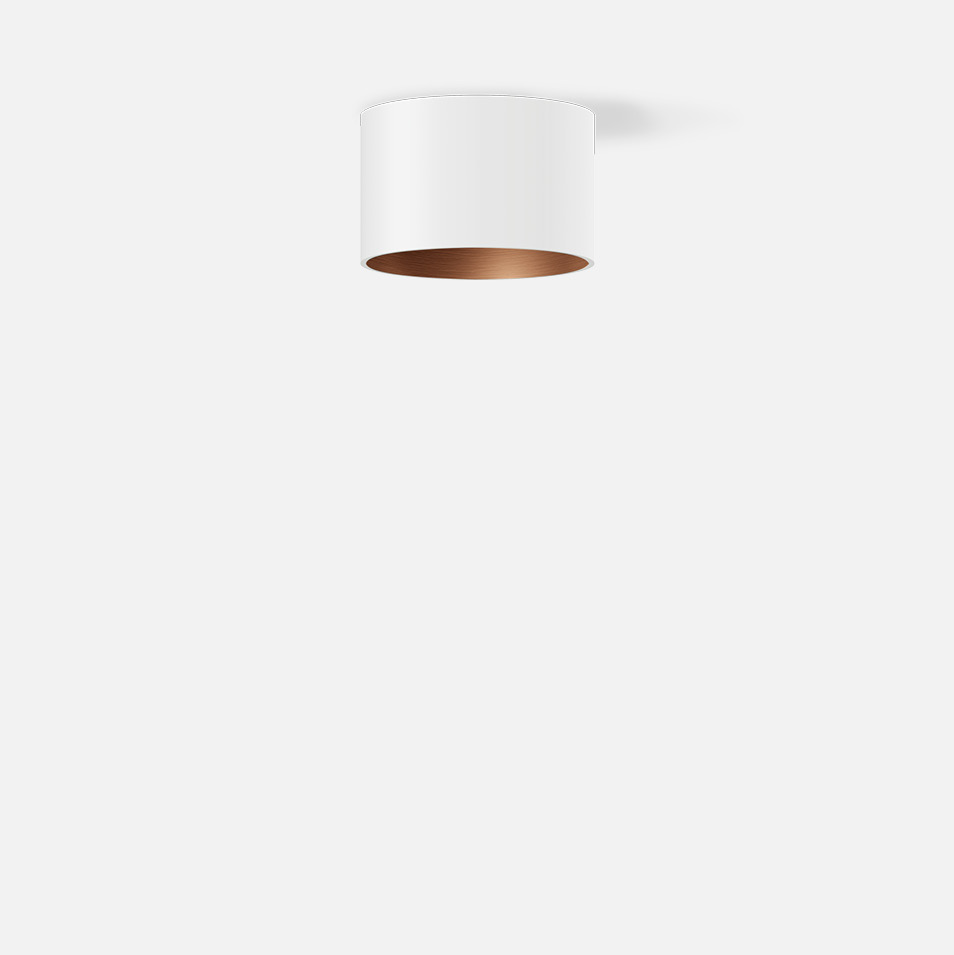 Semi-recessed downlight