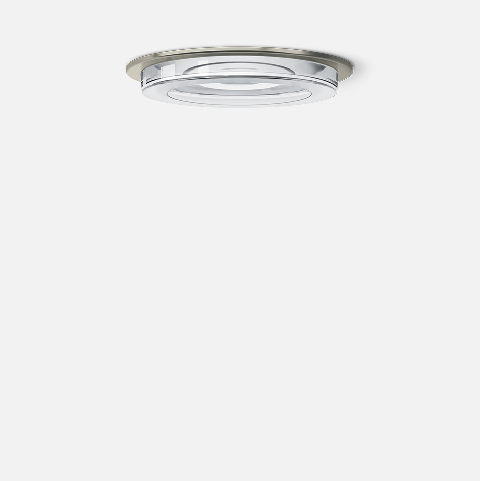 Semi-recessed downlight
