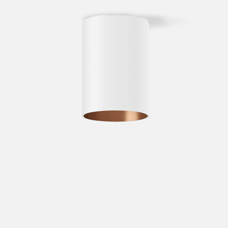 Shielded ceiling luminaire