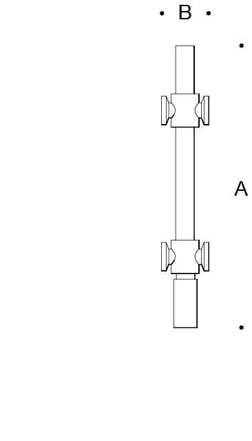 Pole cap · 4 floodlights